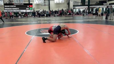 133 lbs Semifinal - Isaiah Cortez, Spartan Combat RTC vs Brendan Ferretti, Navy