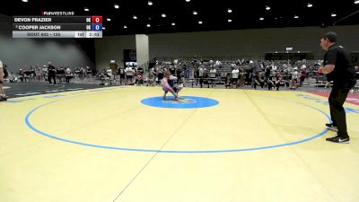 126 lbs Cons. Round 4 - Devon Frazier, OK vs Cooper Jackson, OK