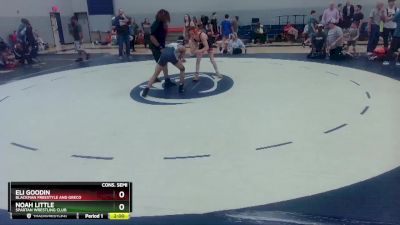 119-125 lbs Cons. Semi - Eli Goodin, Blackman Freestyle And Greco vs Noah Little, Spartan Wrestling Club