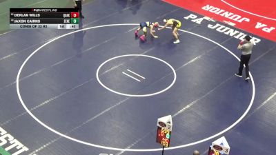 103 lbs Consi Of 32 #2 - Deklan Wills, Quakertown vs Jaxon Cairns, Seneca Valley