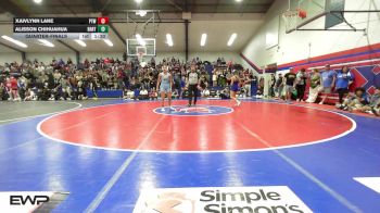 110 lbs Quarterfinal - Xaivlynn Lane, Pryor Tigers Wrestling vs Alisson Chihuahua, Bartlesville Junior High