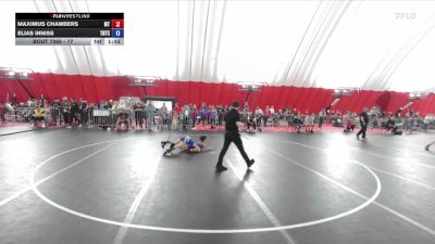 77 lbs Semifinal - Maximus Chambers, Mauston Talons vs Elias Inniss, Team Nazar Training Center