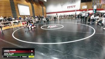 150 lbs Champ. Round 1 - Jaxon Haider, Evanston vs Kayd Allen, Mountain View
