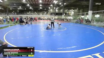 50 lbs Round 2 - Hudson OConnor, New Kent Wrestling Club vs Hunter Benning, Virginia Beach