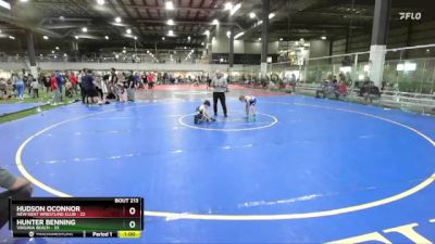 50 lbs Round 2 - Hudson OConnor, New Kent Wrestling Club vs Hunter Benning, Virginia Beach