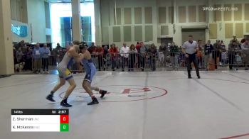 Prelims - Zach Sherman, North Carolina vs Kelan McKenna, Notre Dame College