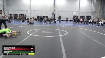 76 lbs Round 2 (6 Team) - Gavin Young, Rebellion vs Liam Rose, LCWC