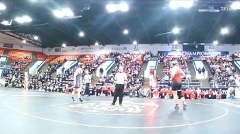 285 lbs Semifinals (8 Team) - Gradyn Whelan, Clinton vs Tiger Russell, St Louis