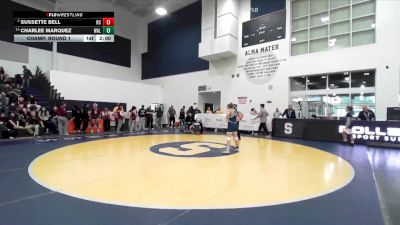 125 lbs Champ. Round 1 - Sussette Bell, Rancho Cucamonga vs Charlee Marquez, Walnut