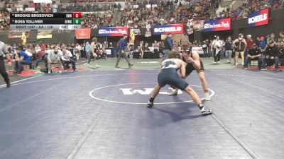 AA - 138 lbs Cons. Semi - Ross Tolliver, Great Falls / MSDB vs Brooks Brosovich, Billings West