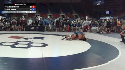 138 lbs Champ. Rd Of 64 - Kane Johnson, Minnesota vs Jack Baker, California