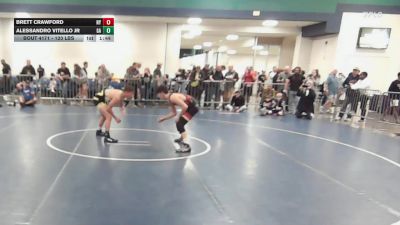 120 lbs Consi Of 64 #1 - Brett Crawford, NY vs Alessandro Vitello Jr, GA