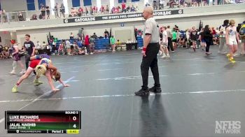 105 lbs Round 5 (6 Team) - Luke Richards, U2 Upstate Uprising vs Jalal Naghib, Eagle Empire