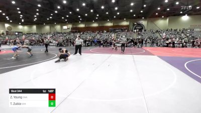 137 lbs Semifinal - Zachary Young, Swamp Monsters WC vs Thomas Zubia, San Fernando Tigers