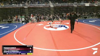 50 lbs Quarterfinal - Teagan Ehrich, Gladiator Wrestling Academy vs Dallas O`Driscoll, Top Of The Rock Wrestling Club