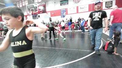 70-75 lbs Rr Rnd 1 - Jaxsen Woolman, Vinita Kids Wrestling vs Cole Schiltz, Verdigris Youth Wrestling