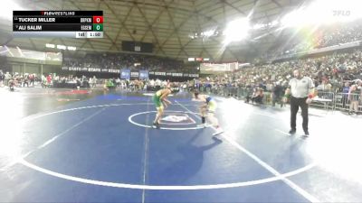 Boys 2A 106 lbs Quarterfinal - Ali Salim, Evergreen (Seattle) vs Tucker Miller, Deer Park