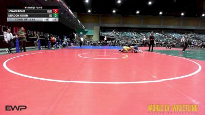 157 lbs Consi Of 16 #2 - Jonas Rohr, Davis Senior vs Deacon Odom, North Salem