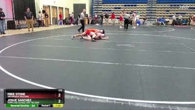 175 lbs Quarterfinal - Mike Stone, Archbishop Spalding vs Josue Sanchez, Maryland School For The Deaf