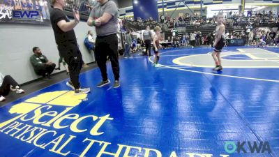 52 lbs Consi Of 8 #2 - Maddox Sacco, Lone Grove Takedown Club vs Brylen Buckner, Weatherford Youth Wrestling