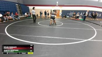 235 lbs Round 3 - Rylee Ferranti, Klein Oak (Girls) vs Kaidyn Wortham, Huntsville (Girls)
