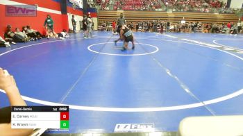 132 lbs Consolation - Ethan Carney, Mojo Grappling Academy vs Khoner Brown, R.A.W.