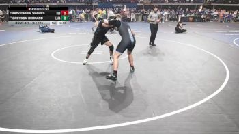 D 1 175 lbs Champ. Round 2 - Greyson Bernard, Lafayette vs Christopher Sparks, H.L. Bourgeois