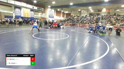 106 lbs Cons. Round 2 - Sergio Loya, Central Union vs Sammy Barba, Justin Garza