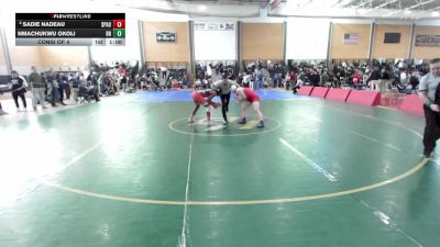 152 lbs Consi Of 4 - Sadie Nadeau, Spaulding vs Nmachukwu Okoli, Bridgewater-Raynham