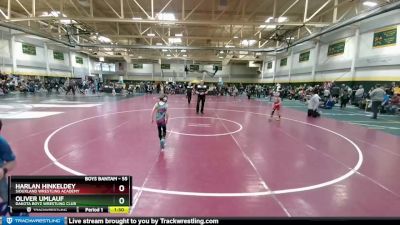 55 lbs Quarterfinal - Harlan Hinkeldey, Siouxland Wrestling Academy vs Oliver Umlauf, Dakota Boyz Wrestling Club