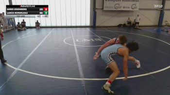 132 lbs Rr Rnd 2 - Jared Eisenberg, Sprig Gardner Wrestling Club vs Lance Bordeleau, Doughboy Black