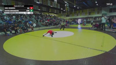 67 lbs Cons. Round 3 - Joel Romero, Socal Grappling Club vs Kayan Eskandari, So Cal Hammers Wrestling