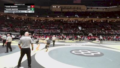 138 lbs Champ. Rd Of 16 - Evan Warren, Gallia Academy vs Blake Bartos, Buckeye