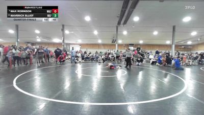 58 lbs Quarterfinal - Max Robinson, Walton vs Maverick Elliot, Milford