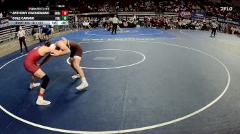 D 1 157 lbs Cons. Round 4 - Anthony Cinquemano, Brother Martin vs Cole Caruso, Chalmette