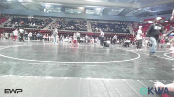 100 lbs Final - Elliott Gibson, Owasso Takedown Club vs Noah Herron, Collinsville Cardinal Youth Wrestling