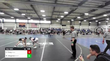 88 lbs Quarterfinal - Eddie Fong, Rough House WC vs Max Wegener, Bear Wrestling Club