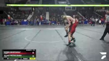 113 lbs 3rd Place Match - Elijah McCullough, Hays vs Ryder Dempewolf, Colby