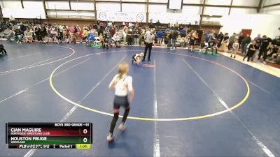 61 lbs Cons. Round 2 - Houston Fruge, Westlake vs Cian Maguire, Northside Wrestling Club