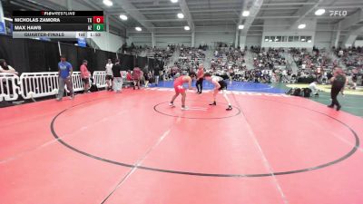 152 lbs Quarterfinal - Nicholas Zamora, TX vs Max Haws, AZ