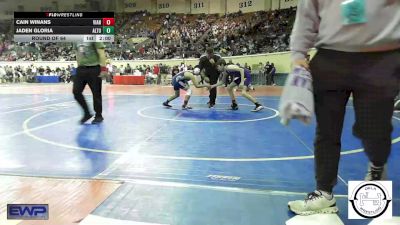 100 lbs Round Of 64 - Cain Winans, Vian vs Jaden Gloria, Altus JH