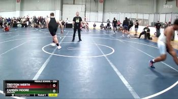 250 lbs Round 5 - Camden MOORE, Whitmer vs Treyton Werth, Alpha Elite