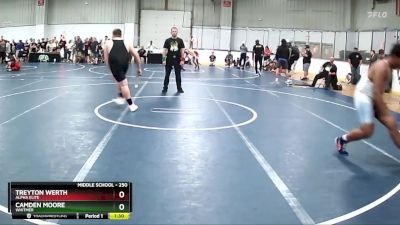 250 lbs Round 5 - Camden MOORE, Whitmer vs Treyton Werth, Alpha Elite