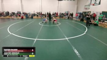 120 lbs Semifinal - Raygen Bauers, Green River Grapplers Wrestling vs Sawyer Arnhold, Riverton USA Wrestling