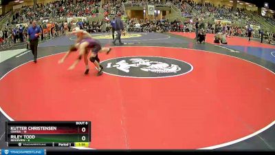 140 lbs Semis & 1st Wrestleback (8 Team) - Kutter Christensen, Crater vs Riley Todd, Ridgeview