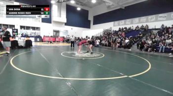 130 lbs Cons. Round 3 - Aubrie Romo-Rizo, Tahquitz vs Ava Sosa, Hillcrest