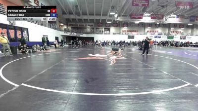 124 lbs Cons. Round 1 - Peyton Hand, Ottawa University vs Sarai O`Day, Lindenwood University