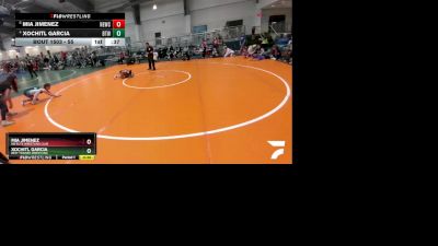 55 lbs Quarterfinal - Mia Jimenez, NB Elite Wrestling Club vs Xochitl Garcia, Best Trained Wrestling