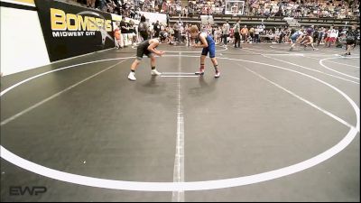 70 lbs Semifinal - Cooper Jones, Harrah Little League Wrestling vs Noah Noteboom, Shelton Wrestling Academy