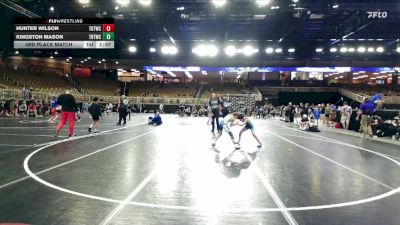 71 lbs 3rd Place Match - Hunter Wilson, Tampa Bay Tigers Wrestling Club vs Kingston Mason, Tampa Bay Tigers Wrestling Club